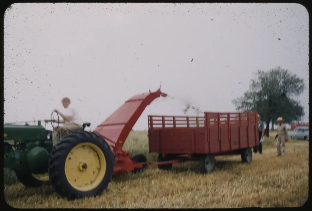 Silage chopper, 1956. -Courtesy of the Texas A&M AgriLife Extension Service