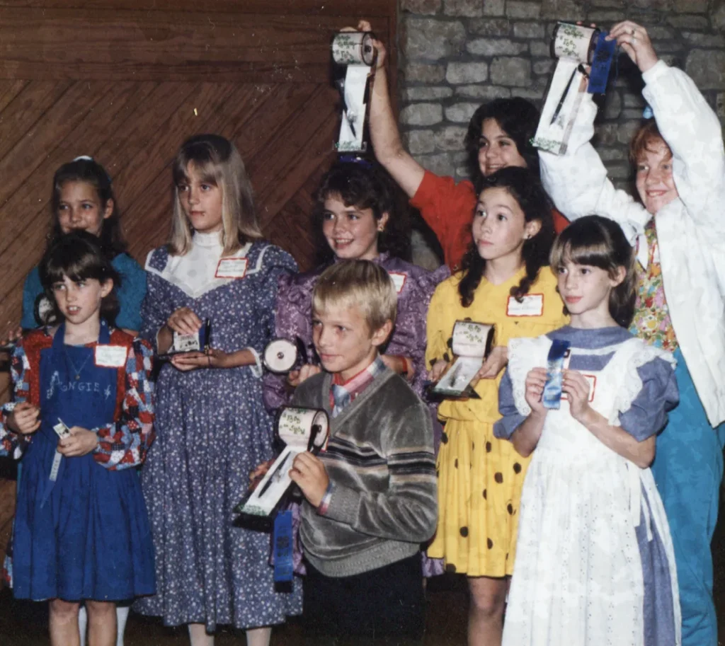 4-H Food Show winners, 1986. -Courtesy of Amy Alexander Jarmon