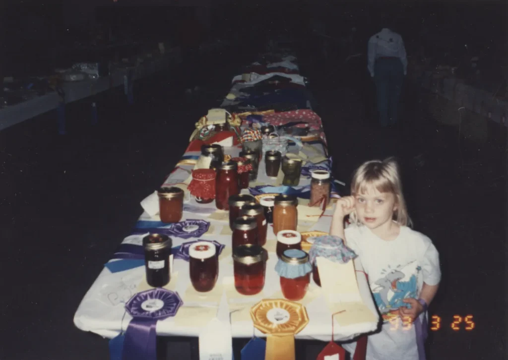 4-H food and sewing projects, 1993. -Courtesy of Calvin Hamann