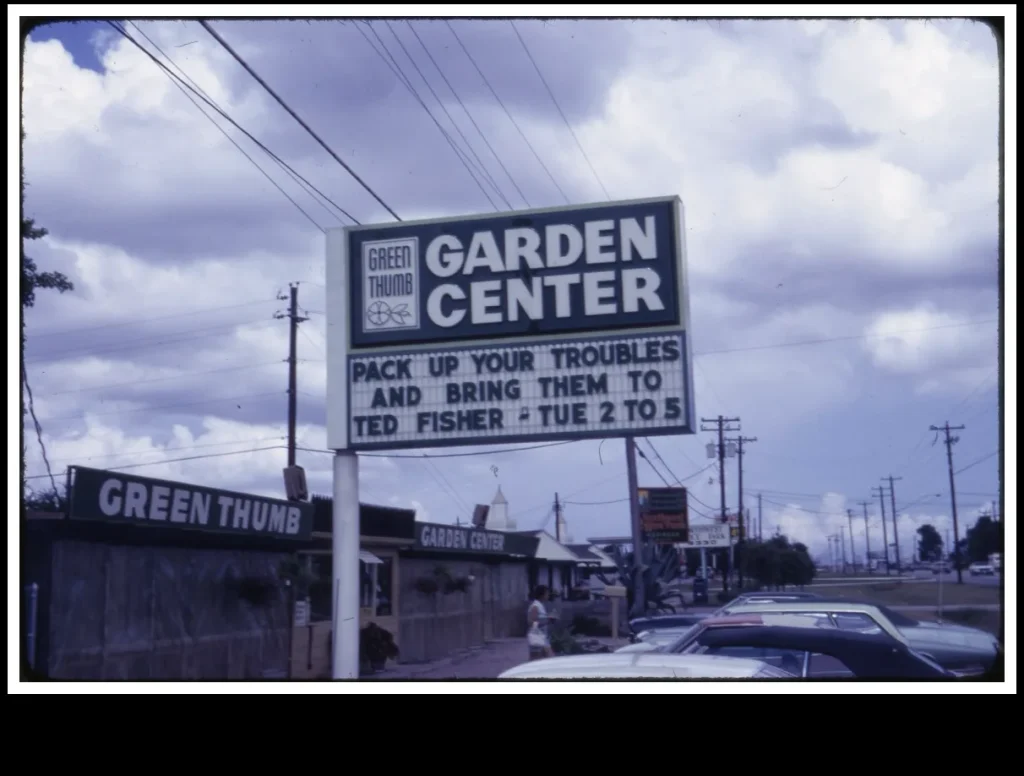 Lawn and garden plant clinic, 1975. -Photo courtesy of Ted Fisher