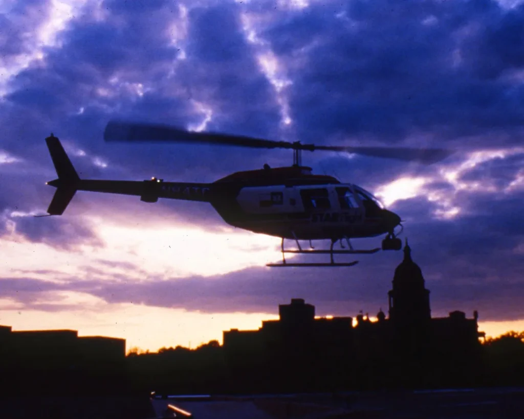 Bell 206 Helicopter, circa 1985