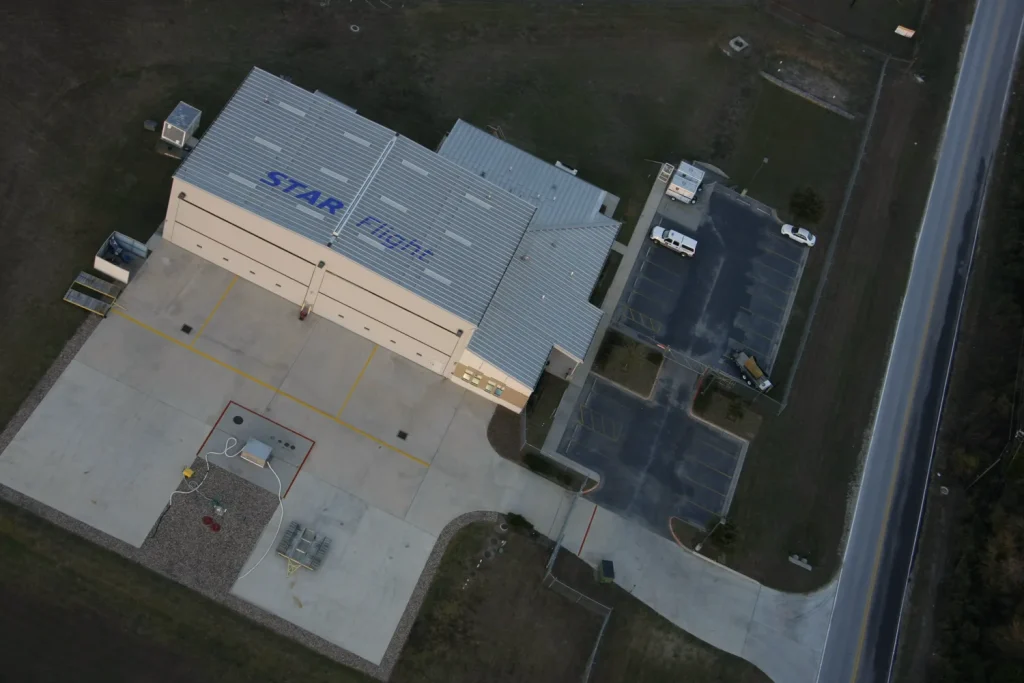 STAR Flight hangar